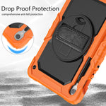 Silicone + custodia per tablet PC, For Samsung Galaxy Tab S9 / S9 FE / S10 FE, For Samsung Galaxy Tab S10 FE+