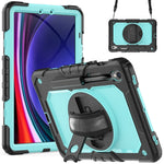 Silicone + custodia per tablet PC, For Samsung Galaxy Tab S9 / S9 FE / S10 FE, For Samsung Galaxy Tab S10 FE+