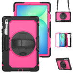 Silicone + custodia per tablet PC, For Samsung Galaxy Tab S9 / S9 FE / S10 FE, For Samsung Galaxy Tab S10 FE+
