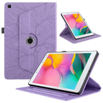 Custodia per tablet in pelle con rotazione goffrata Tree Life, For Samsung Galaxy Tab S10 / S8 / S7, For Samsung Galaxy Tab S9 / S9 FE, For Samsung Galaxy Tab A7 Lite T220, For Samsung Galaxy Tab A 8.0 2019 / T290
