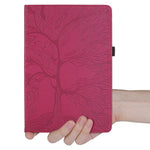 Custodia per tablet in pelle con rotazione goffrata Tree Life, For Samsung Galaxy Tab S11, For Samsung Galaxy Tab S11 Ultra, For Samsung Galaxy Tab S10 Ultra / S9 Ultra, For Samsung Galaxy Tab S10+ / S9+ / S8+