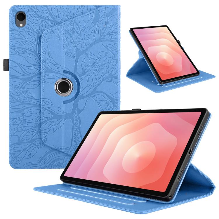 Custodia per tablet in pelle con rotazione goffrata Tree Life, For Samsung Galaxy Tab S11, For Samsung Galaxy Tab S11 Ultra, For Samsung Galaxy Tab S10 Ultra / S9 Ultra, For Samsung Galaxy Tab S10+ / S9+ / S8+