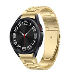 Cinturino per orologio in metallo a tre ceppi, For Samsung Galaxy Watch 6