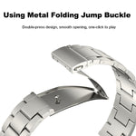 Cinturino per orologio in metallo a tre ceppi, For Samsung Galaxy Watch 6