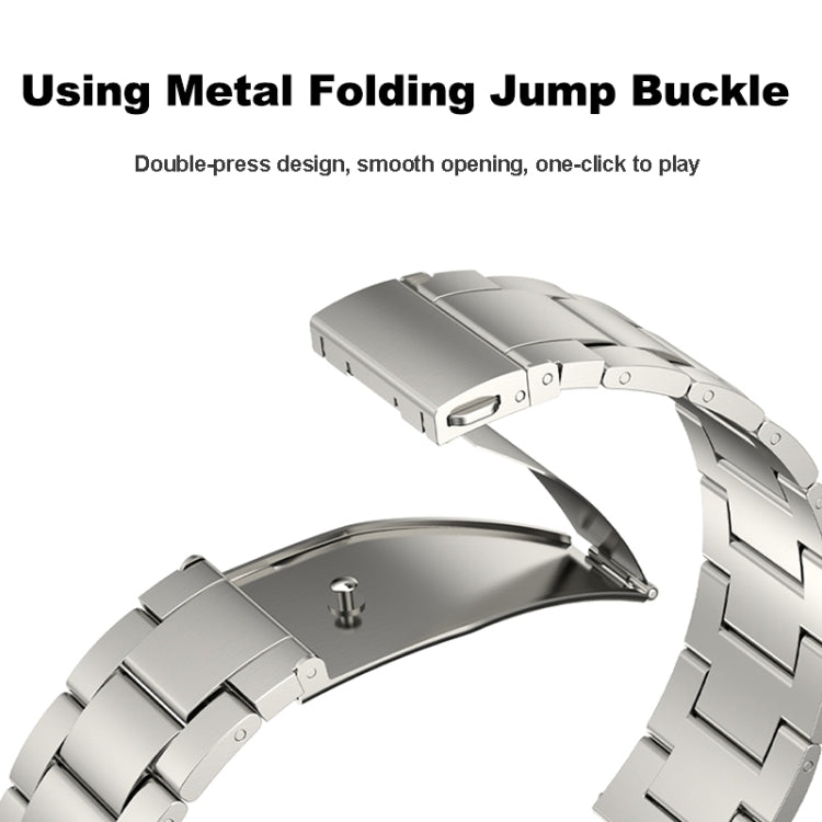Cinturino per orologio in metallo a tre ceppi, For Samsung Galaxy Watch 6