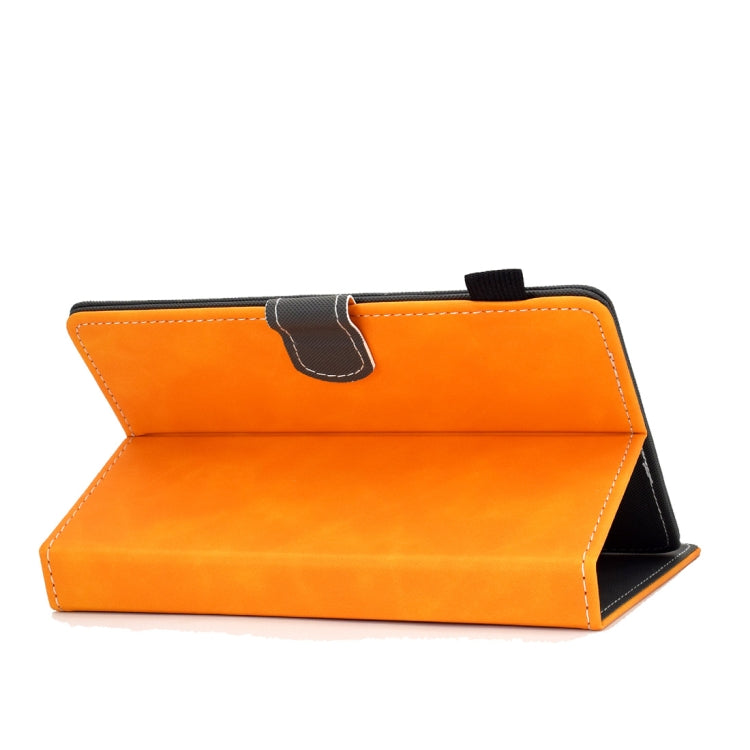 Custodia in pelle a vibrazione orizzontale con struttura in pelle bovina universale per Tablet PC con supporto e slot per schede e slot per penna, For 7 inch, For 8 inch, For 10 inch