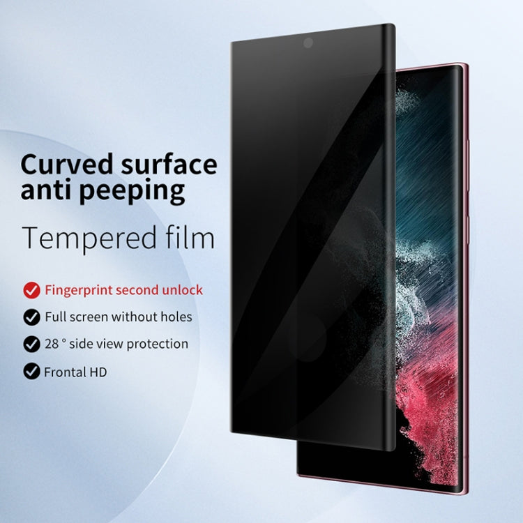 Pellicola in vetro temperato privacy per Samsung Galaxy S23 Ultra