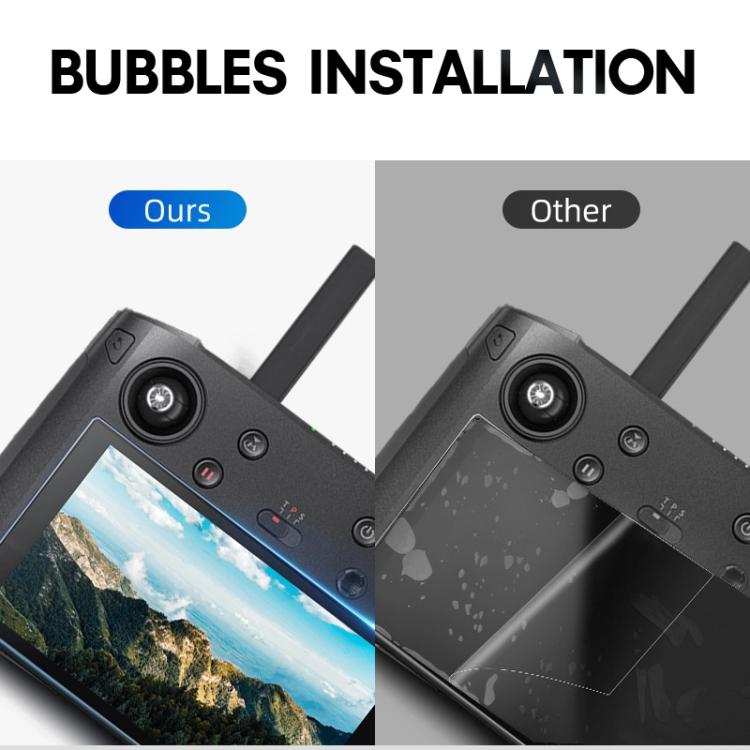Pellicola in vetro temperato STARTRC 2 pezzi 9H 2.5D, For DJI RC Pro with Screen Frosted Film, For DJI RC Pro with Screen HD Film