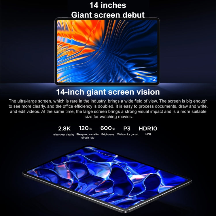 Xiaomi Pad 6 Max 14 pollici, sistema operativo MIUI 14 Qualcomm Snapdragon 8+ 4nm Octa Core, batteria 10000mAh, 8GB+256GB, 12GB+256GB, 12GB+512GB, 16GB+1TB
