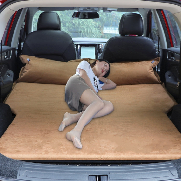 Materassino per materassino per auto universale in pelle scamosciata Materasso gonfiabile per materassino da viaggio SUV per fuoristrada, 180 x 130 x 102cm, 195 x 130 x 109cm