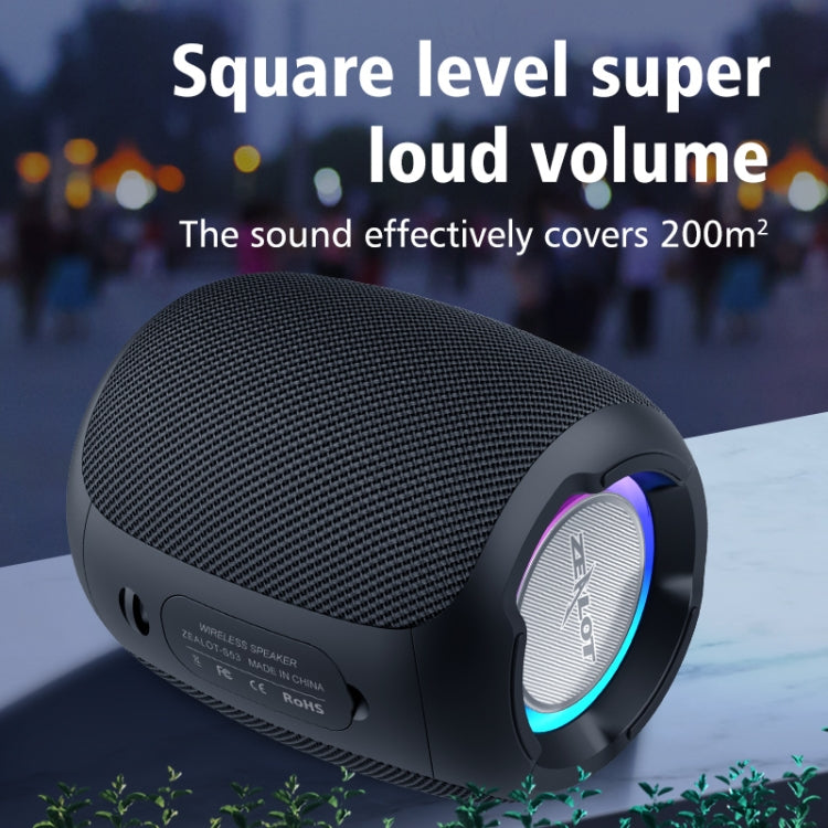 Zealot S53 Altoparlante Bluetooth wireless colorato portatile impermeabile IPX6, S53