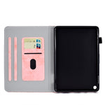 Per Amazon Kindle Fire HD 8 (2020) Custodia protettiva in pelle per tablet PC con trama in tessuto stile marmo con staffa e slot per schede e slot per penna e striscia antiscivolo e funzione di sveglia / sospensione, For Amazon Kindle Fire HD 8 (2020)
