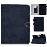 Per Amazon Kindle Fire HD 8 (2020) Custodia protettiva in pelle per tablet PC con trama in tessuto stile marmo con staffa e slot per schede e slot per penna e striscia antiscivolo e funzione di sveglia / sospensione, For Amazon Kindle Fire HD 8 (2020)