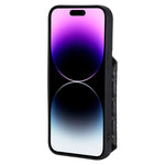 Custodia per telefono con borsa in carta con trama a griglia e cordino, For iPhone 13 Pro Max, For iPhone 13 Pro, For iPhone 13, For iPhone 12 / 12 Pro