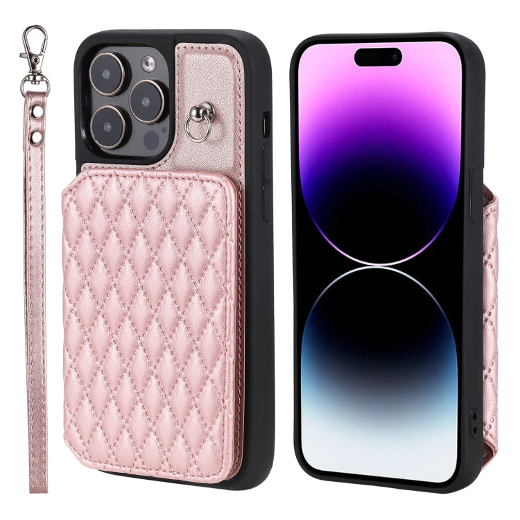 Custodia per telefono con borsa in carta con trama a griglia e cordino, For iPhone 13 Pro Max, For iPhone 13 Pro, For iPhone 13, For iPhone 12 / 12 Pro