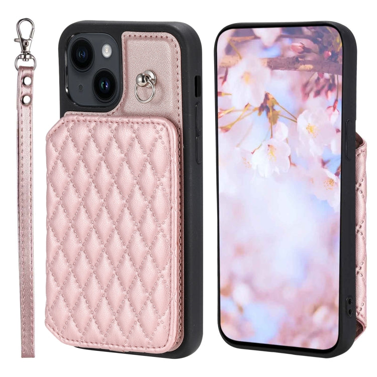 Custodia per telefono con borsa in carta con trama a griglia e cordino, For iPhone 13 Pro Max, For iPhone 13 Pro, For iPhone 13, For iPhone 12 / 12 Pro