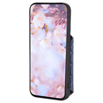 Custodia per telefono con borsa in carta con trama a griglia e cordino, For iPhone 12 Pro Max, For iPhone 11, For iPhone XR, For iPhone 8 Plus / 7 Plus