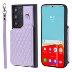 Custodia per telefono con borsa in carta con trama a griglia e cordino, For Samsung Galaxy A14 5G / 4G, For Samsung Galaxy A54 5G, For Samsung Galaxy S23 Ultra 5G, For Samsung Galaxy S23 5G