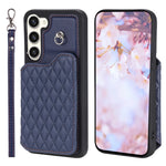 Custodia per telefono con borsa in carta con trama a griglia e cordino, For Samsung Galaxy A14 5G / 4G, For Samsung Galaxy A54 5G, For Samsung Galaxy S23 Ultra 5G, For Samsung Galaxy S23 5G