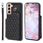 Custodia per telefono con borsa in carta con trama a griglia e cordino, For Samsung Galaxy A13 5G / 4G, For Samsung Galaxy A53 5G, For Samsung Galaxy S22 Ultra 5G, For Samsung Galaxy S22+ 5G