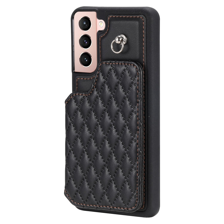 Custodia per telefono con borsa in carta con trama a griglia e cordino, For Samsung Galaxy S22 5G, For Samsung Galaxy A52 5G / 4G, For Samsung Galaxy S21 5G
