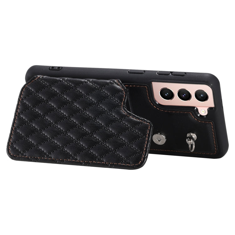 Custodia per telefono con borsa in carta con trama a griglia e cordino, For Samsung Galaxy S22 5G, For Samsung Galaxy A52 5G / 4G, For Samsung Galaxy S21 5G