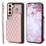Custodia per telefono con borsa in carta con trama a griglia e cordino, For Samsung Galaxy S22 5G, For Samsung Galaxy A52 5G / 4G, For Samsung Galaxy S21 5G