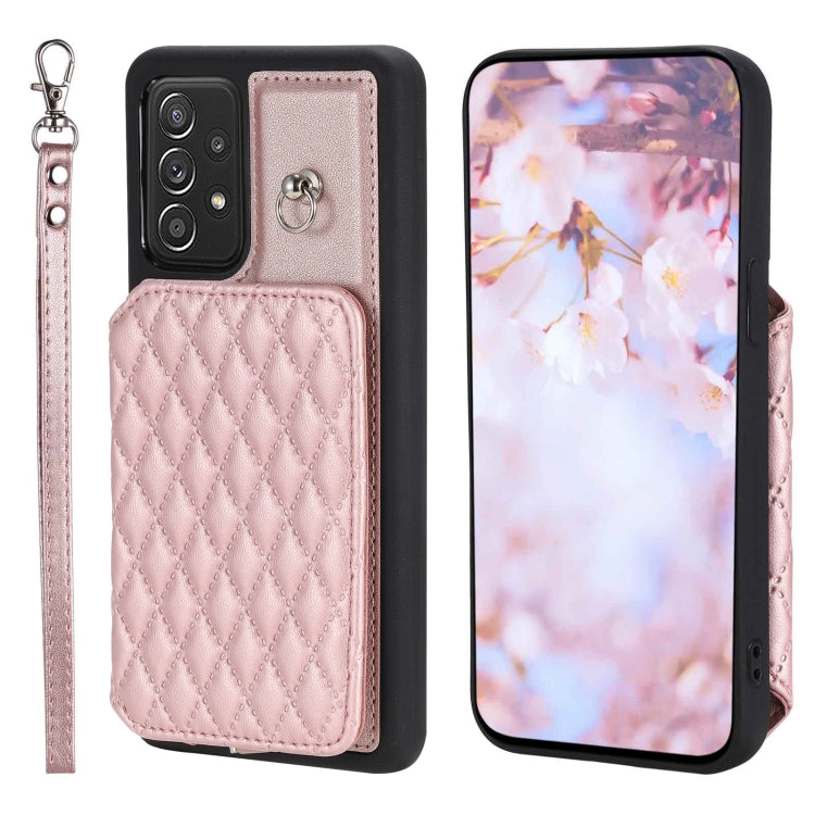 Custodia per telefono con borsa in carta con trama a griglia e cordino, For Samsung Galaxy A13 5G / 4G, For Samsung Galaxy A53 5G, For Samsung Galaxy S22 Ultra 5G, For Samsung Galaxy S22+ 5G