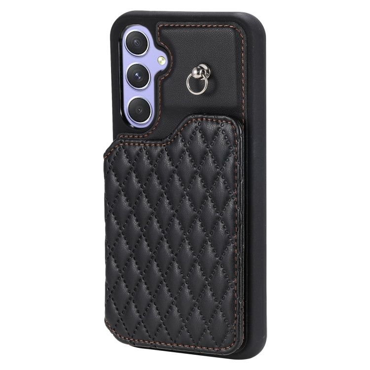 Custodia per telefono con borsa in carta con trama a griglia e cordino, For Samsung Galaxy A14 5G / 4G, For Samsung Galaxy A54 5G, For Samsung Galaxy S23 Ultra 5G, For Samsung Galaxy S23 5G
