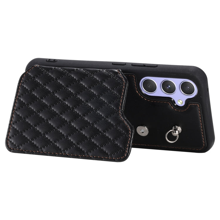 Custodia per telefono con borsa in carta con trama a griglia e cordino, For Samsung Galaxy A14 5G / 4G, For Samsung Galaxy A54 5G, For Samsung Galaxy S23 Ultra 5G, For Samsung Galaxy S23 5G