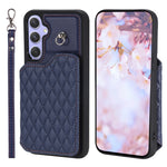 Custodia per telefono con borsa in carta con trama a griglia e cordino, For Samsung Galaxy A14 5G / 4G, For Samsung Galaxy A54 5G, For Samsung Galaxy S23 Ultra 5G, For Samsung Galaxy S23 5G