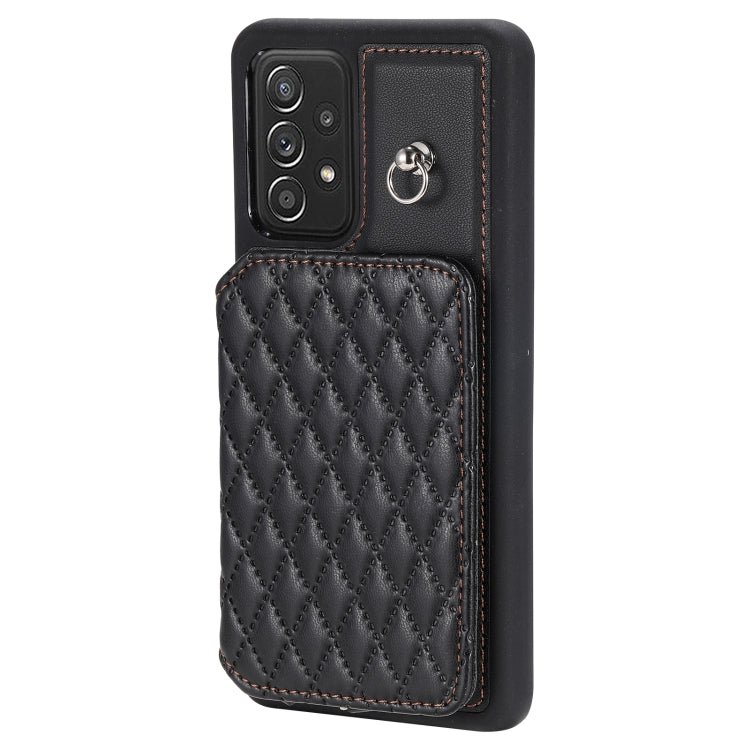 Custodia per telefono con borsa in carta con trama a griglia e cordino, For Samsung Galaxy A13 5G / 4G, For Samsung Galaxy A53 5G, For Samsung Galaxy S22 Ultra 5G, For Samsung Galaxy S22+ 5G