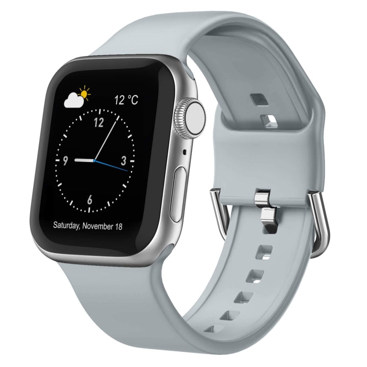 Cinturino per orologio in silicone con fibbia ad ardiglione, For Apple Watch Series 8 41mm