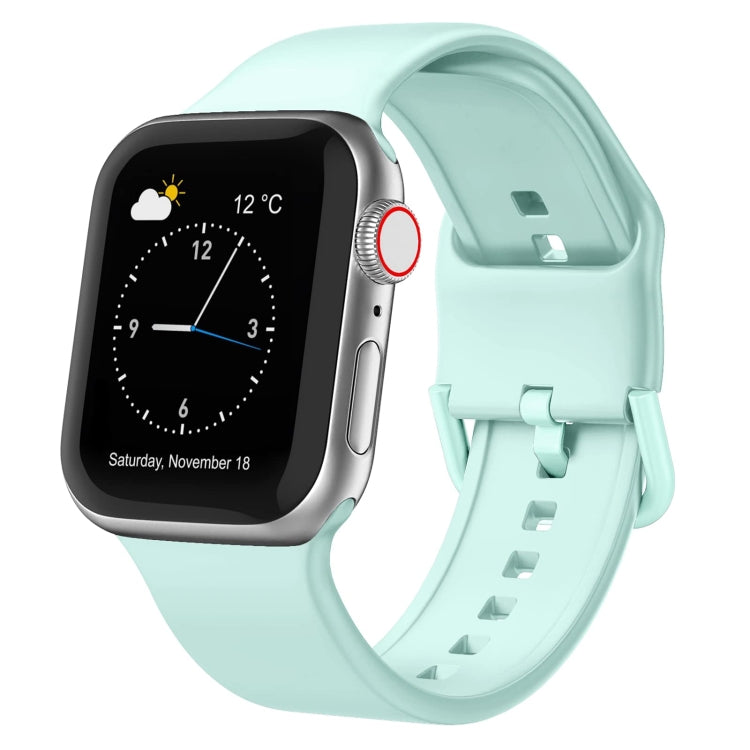Cinturino per orologio in silicone con fibbia ad ardiglione, For Apple Watch SE 44mm