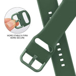 Cinturino per orologio in silicone con fibbia ad ardiglione, For Apple Watch Series 6 40mm