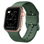 Cinturino per orologio in silicone con fibbia ad ardiglione, For Apple Watch Series 6 40mm