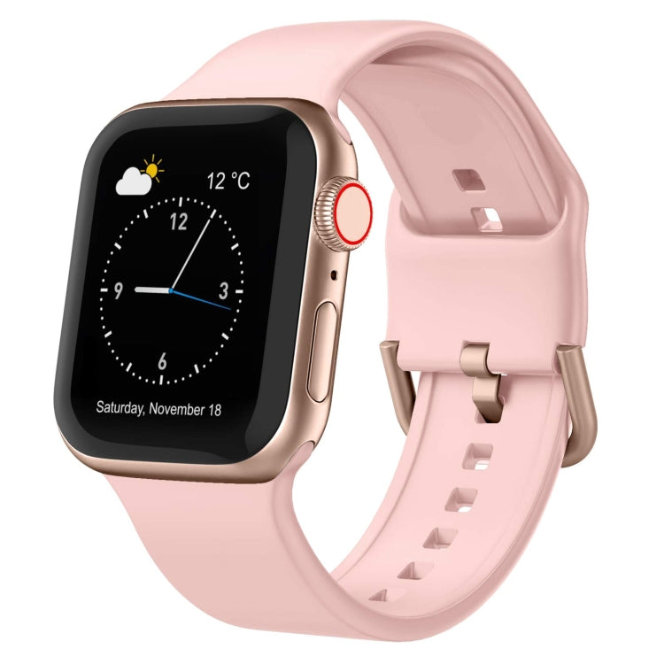 Cinturino per orologio in silicone con fibbia ad ardiglione, For Apple Watch Series 6 40mm