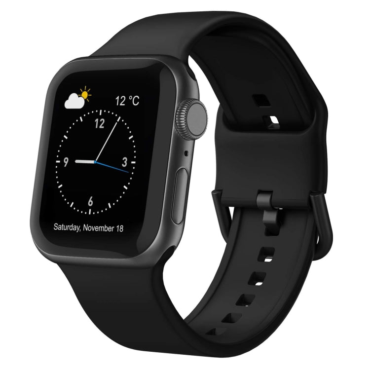 Cinturino per orologio in silicone con fibbia ad ardiglione, For Apple Watch Series 6 40mm