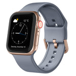 Cinturino per orologio in silicone con fibbia ad ardiglione, For Apple Watch Series 6 40mm