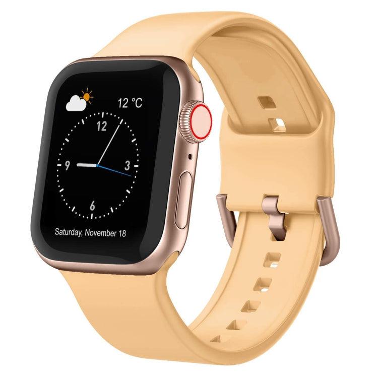 Cinturino per orologio in silicone con fibbia ad ardiglione, For Apple Watch Series 6 40mm