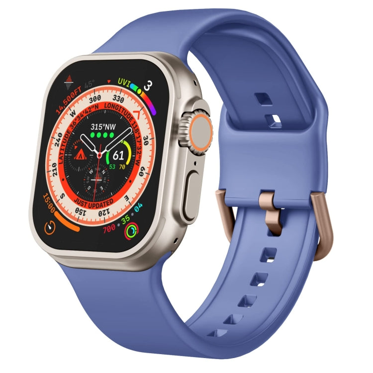 Cinturino per orologio in silicone con fibbia ad ardiglione, For Apple Watch Series 6 40mm