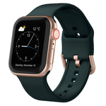 Cinturino per orologio in silicone con fibbia ad ardiglione, For Apple Watch Series 6 40mm