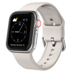 Cinturino per orologio in silicone con fibbia ad ardiglione, For Apple Watch Series 6 40mm