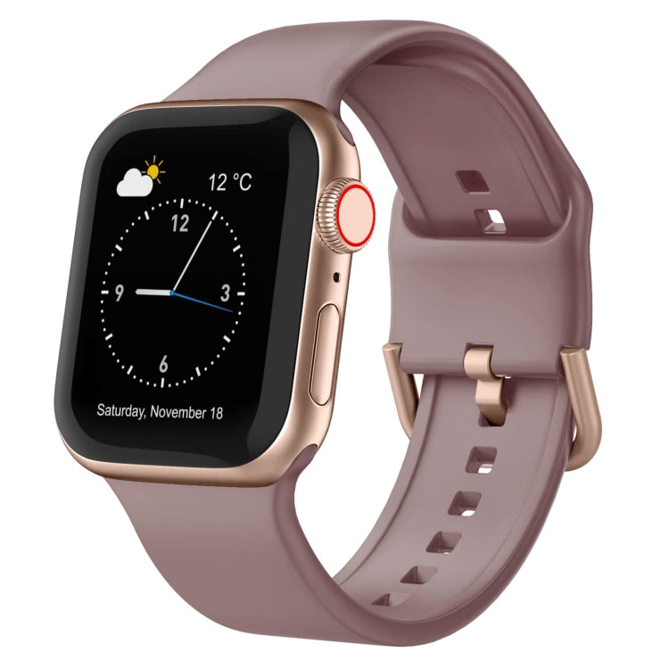 Cinturino per orologio in silicone con fibbia ad ardiglione, For Apple Watch Series 6 40mm