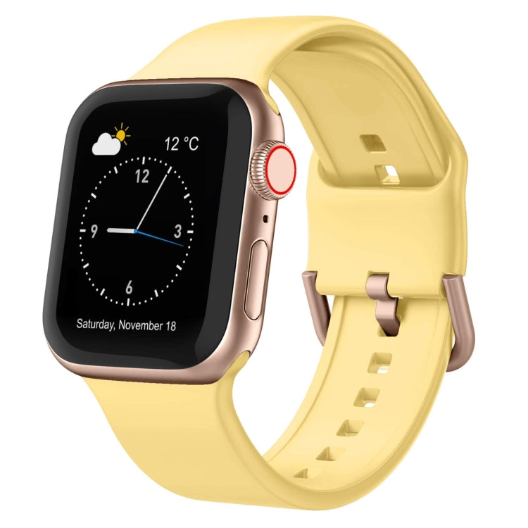 Cinturino per orologio in silicone con fibbia ad ardiglione, For Apple Watch Series 2 38mm