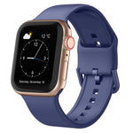 Cinturino per orologio in silicone con fibbia ad ardiglione, For Apple Watch 38mm