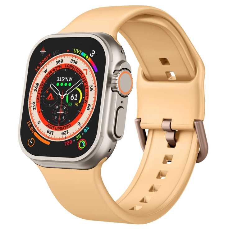 Cinturino per orologio in silicone con fibbia ad ardiglione, For Apple Watch SE 2023 44mm