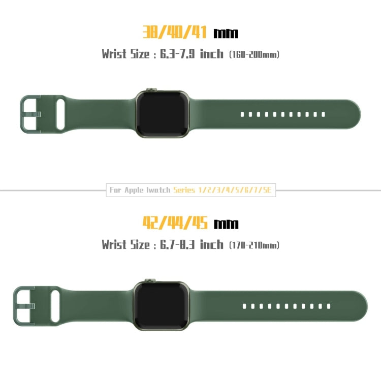 Cinturino per orologio in silicone con fibbia ad ardiglione, For Apple Watch SE 2023 40mm