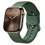 Cinturino per orologio in silicone con fibbia ad ardiglione, For Apple Watch Series 10 46mm