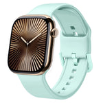 Cinturino per orologio in silicone con fibbia ad ardiglione, For Apple Watch Series 10 46mm